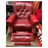 King Hickory leather reclining chair