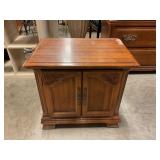 Side table with storage