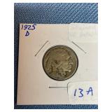 1925-D Buffalo Nickel