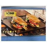 Cast Iron Lodge Reversible griddle/grill in box