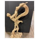 Vintage modernist sculpture of couple 28ï¿½ tall