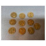 10- 1943 Steel Cents
