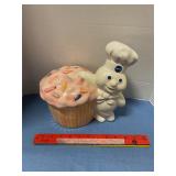 Pillsbury cupcake cookie jar