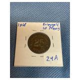 1918 Germany Kriegsgeld 25 Pfennig