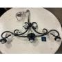 Buckingham Matte Black hanging light fixture NIB
