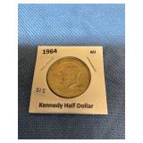 1964 Silver Kennedy Half Dollar (BU)
