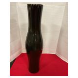 Ceramic black 25ï¿½tall vase