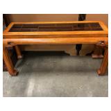 Sofa Table w/ smoked glass top matches 145