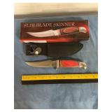 Slim Blade Skinner Knife In box
