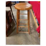 Wooden stool 30ï¿½ tall