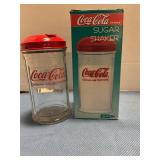 Coca-Cola glass sugar shaker