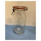 Vintage half gallon size jar