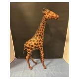 Vintage Giraffe leather wrapped 18ï¿½ T