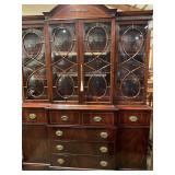 Saginaw Mahogany secretary desk  with key