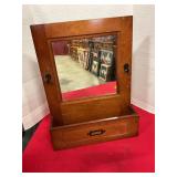 Entryway mirror with key hooks/mail box 20ï¿½ x15ï¿½