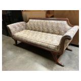 Antique flower couch