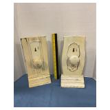 Wooden door knob decor
