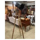 Spotlight on tripod