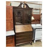 Secretaries desk with drawers and shelves