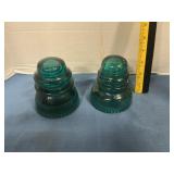 Vintage glass insulators