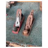 Two wood planes
