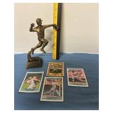 Cards & Louisville Bats replica statue giveaway