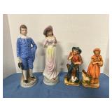 4 Ceramic Statues