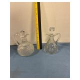 Vintage oil & vinegar bottles
