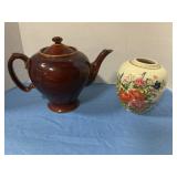 McCormick Teapot w/ repaired  handle /Enesco Vase