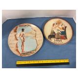 Norman Rockwell & Adam Shields plates