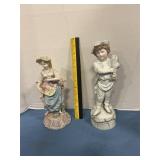 Bisque porcelain figurines
