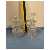 Vintage oil & vinegar bottles