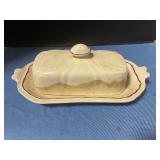 Ironstone butter dish