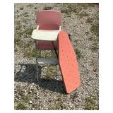 Baby chair and ironing table