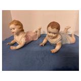 Porcelain piano dolls