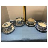 Assorted cups & saucers