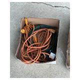 Three extension cords