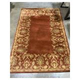 Area rugs 91ï¿½ x 59ï¿½ (Edges worn)