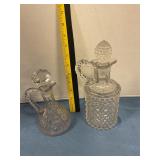 Vintage oil & vinegar bottles
