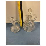 Vintage oil & vinegar bottles