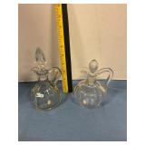 Vintage oil & vinegar bottles