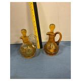 Vintage oil & vinegar bottles