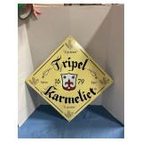 Triple Karmeliet Metal Sign