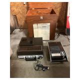 Sears 2x2 Slide Projector in wood box