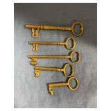 Brass keys