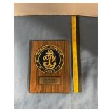 Navy plaque