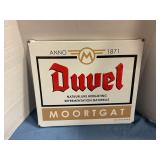 Duel Moortgat  enamel brewery advertisement