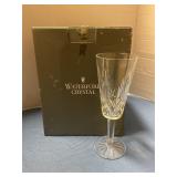 4 Waterford Crystal fluted champagne glasses