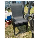 4 outdoor chairs