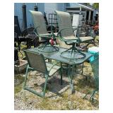 Outdoor table and chairs